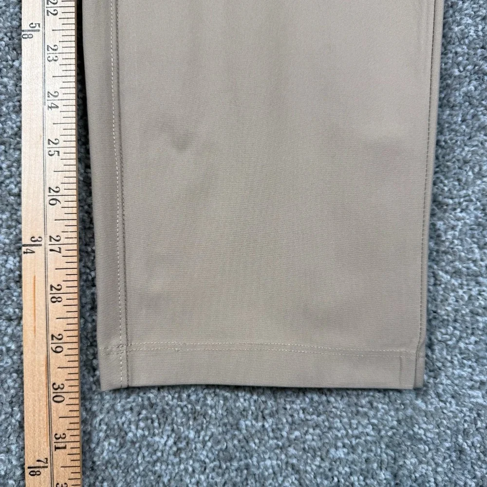 7 Diamonds 7 Pocket Chino Athletic Fit Pants Men's 36x30 Tan Stretch Golf Travel
